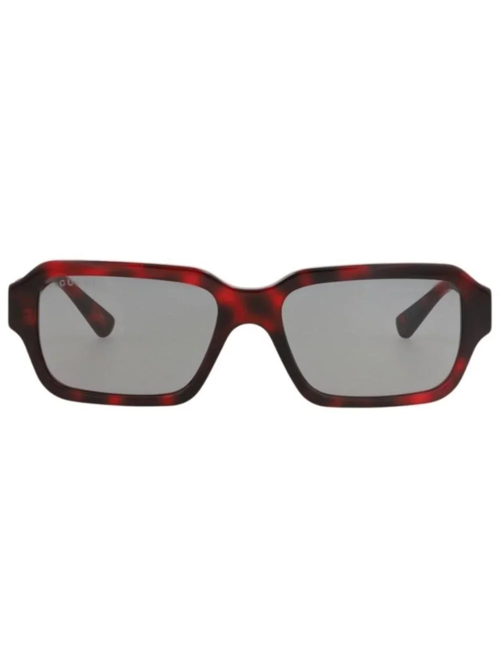 New Gucci Mens Square/Rectangle Havana Havana Grey Fashion Designer Sunglasses